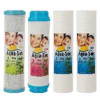 فیلتر دستگاه تصفیه کننده آب آکوا سان ری مدل PP-2 مجموعه 4 عددی