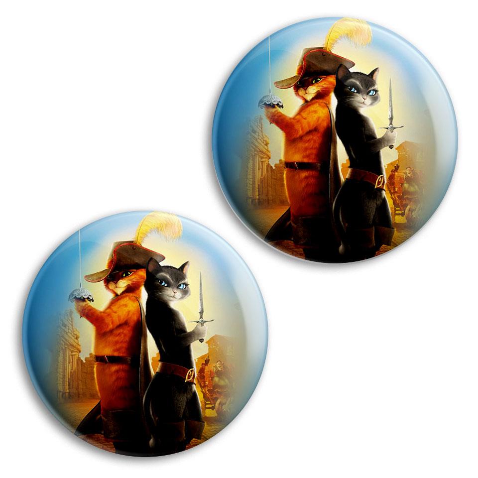 پیکسل پرمانه طرح گربه چکمه پوش کد pm2n.35018 مجموعه 2 عددی