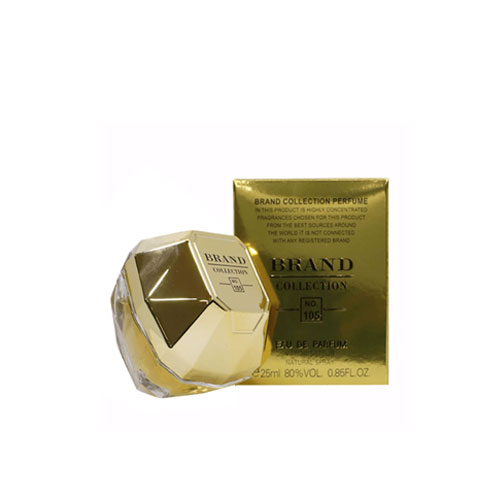 عطر ادکلن زنانه پاکو رابان لیدی میلیون برند کالکشن کد 105 (Paco Rabanne Lady Million) حجم 25 میل