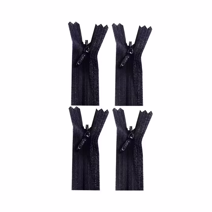 زیپ مخفی مدل Z.50-SHM.B-4PC بسته 4 عددی