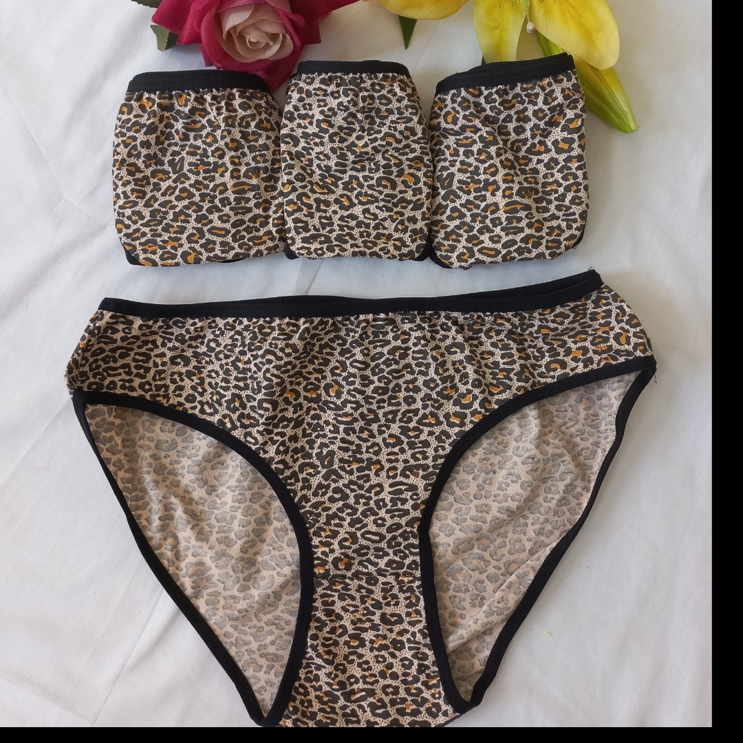 شورت پلنگی نخی سایز دوایکس لارج مناسب 46  48