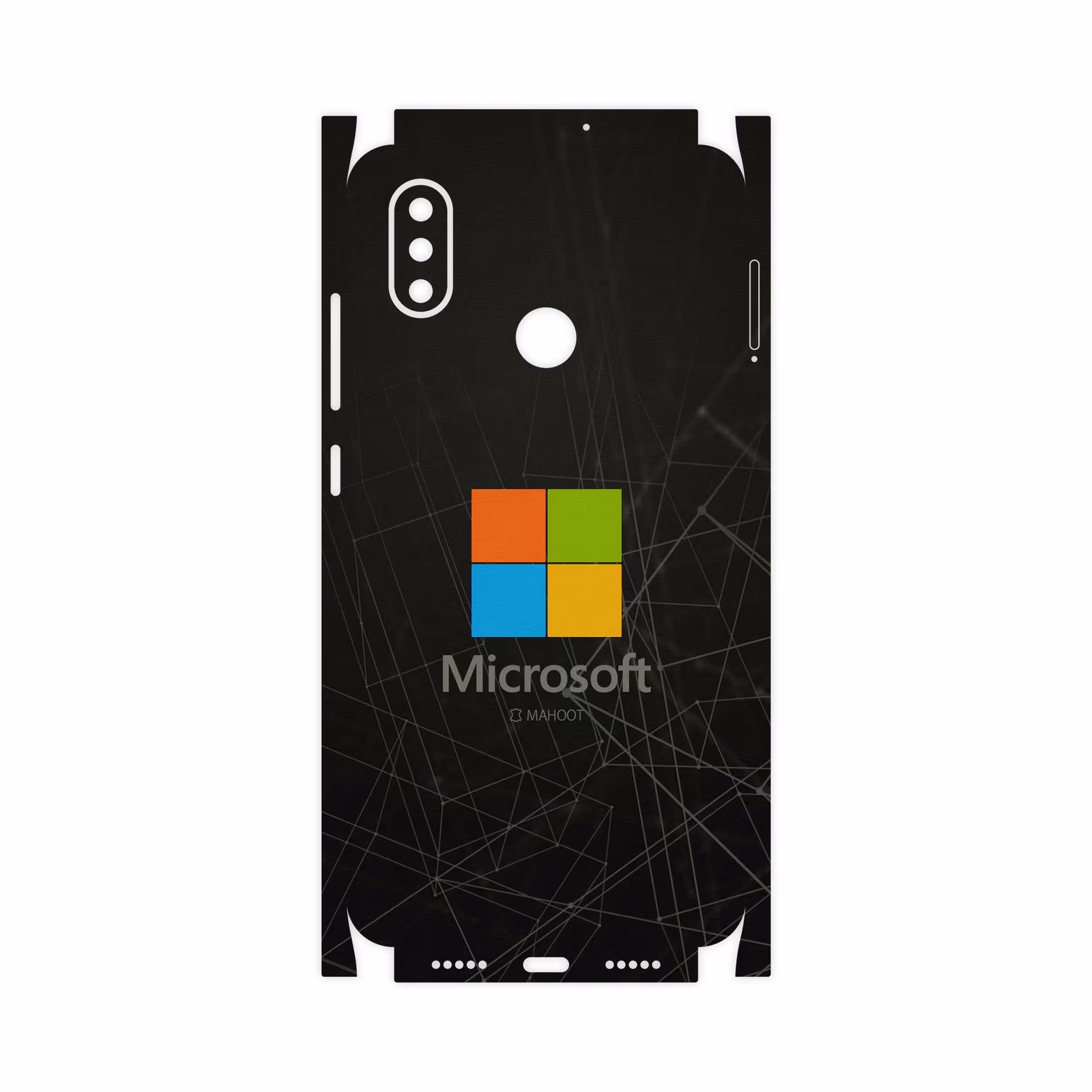 برچسب پوششی ماهوت مدل Mcrsft-FullSkin مناسب برای گوشی موبایل شیائومی MI 8