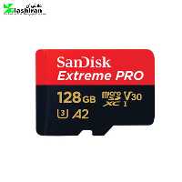 کارت حافظه microSDXC سن دیسک مدل Extreme PRO کلاس A2 استاندارد UHS-I U3 سرعت 170MBs ظرفیت 128 گیگابایت