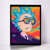 تابلو مدل Rick &amp; Morty کد F-1073