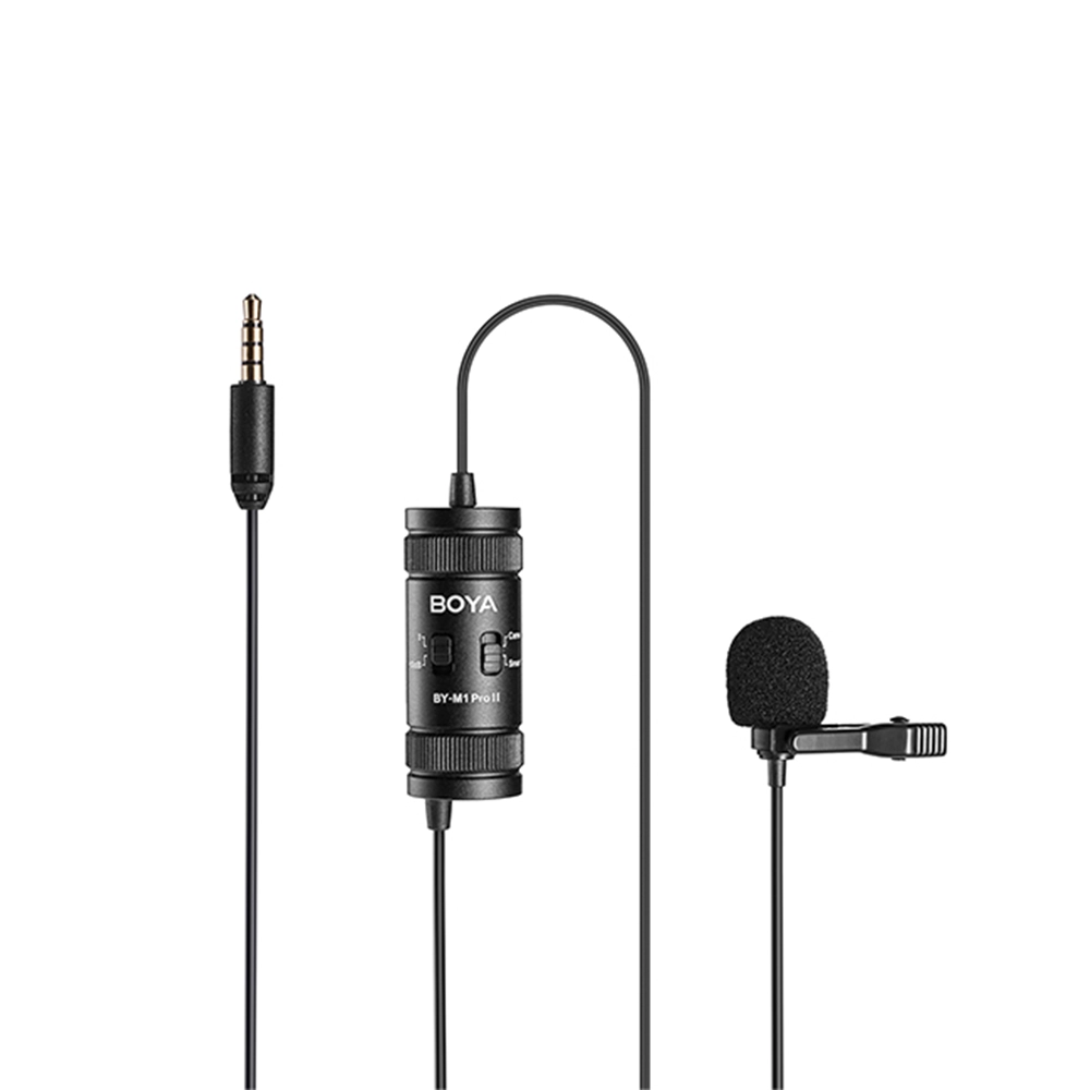 میکروفون یقه ای سیمی بویا مدل Boya BY-M1 Pro II BY-K3