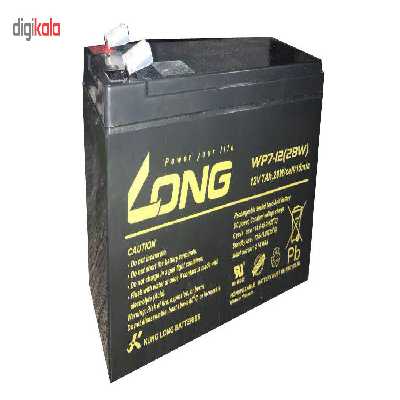باتری12 ولت 7 آمپر لانگ مدل LO12-7