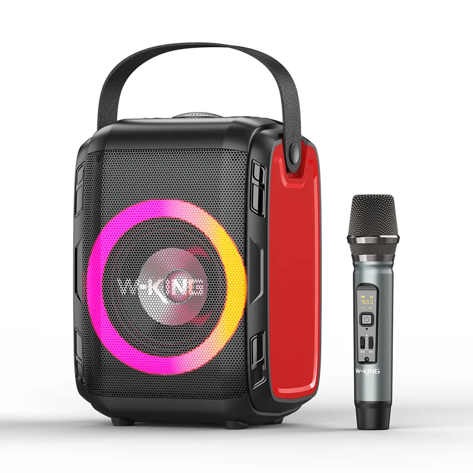 اسپیکر بلوتوث دبلیو کینگ W-King T9S توان 25 وات رم و فلش خور با میکروفون