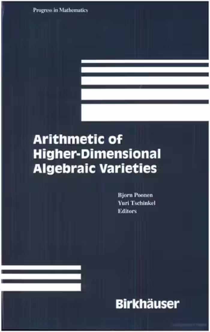 خرید و دانلود نسخه کامل کتاب Arithmetic of higher-dimensional algebraic varieties