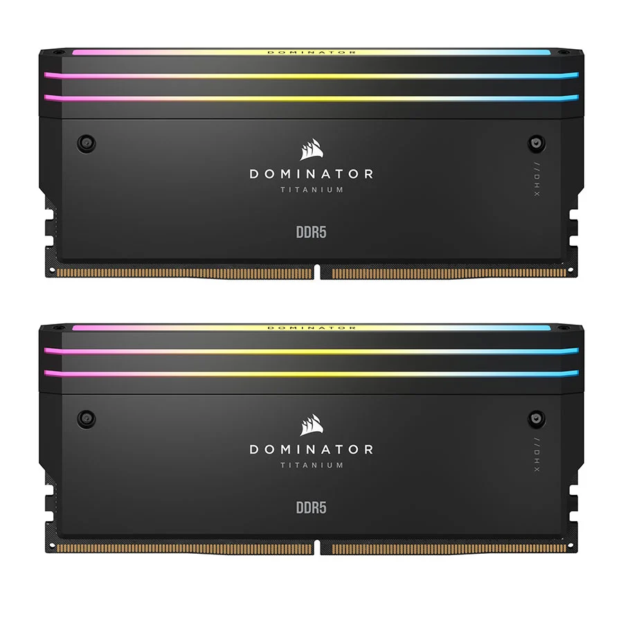 رم کورسیر Dominator Titanium RGB 32GB 16GBx2 6600MHz CL32 DDR5