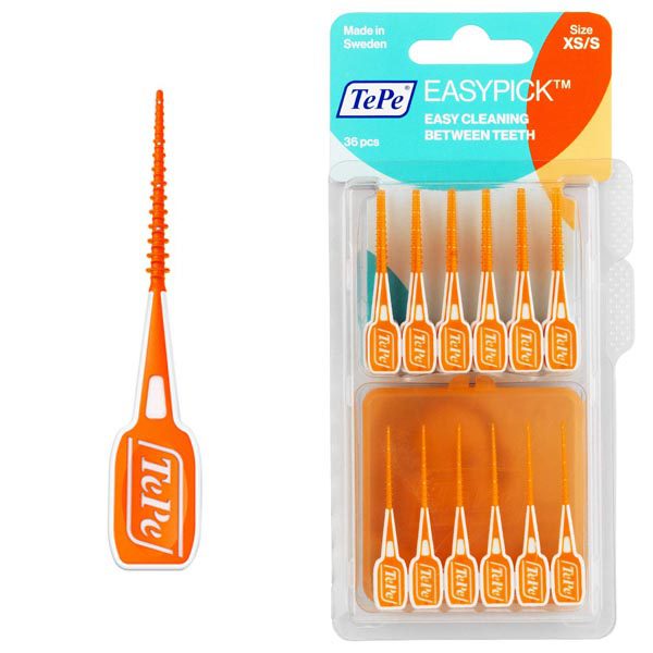 مسواک بین دندانی تپه مدل ایزی پیک TEPE EASYPICK INTERDENTAL BRUSH SIZE XS/S | فروشگاه اینترنتی تاتا کالا