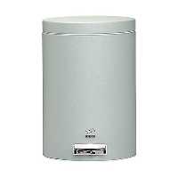 سطل زباله بهاز مدل پدالدار 6 لیتری نقره ای سمباده‌ای