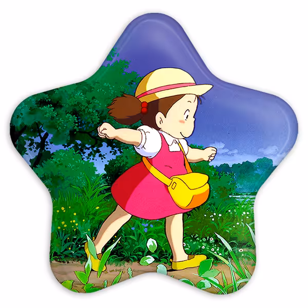 پیکسل خندالو طرح می کوساباکه انیمه توتورو Totoro مدل ستاره ای کد 12831