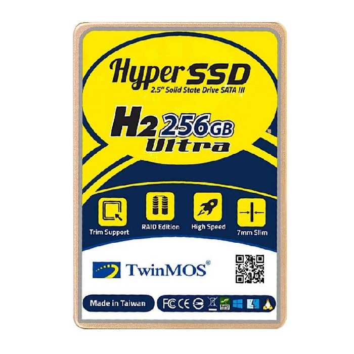 حافظه SSD توین موس TwinMos Hyper H2 Ultra 256GB