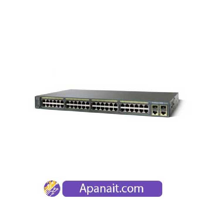 سوئیچ شبکه PoE سیسکو 48 پورت WS-C2960-48TC-L