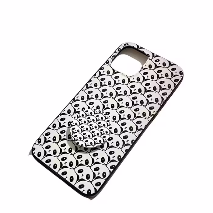 کاور طرح PANDA مناسب برای گوشی موبایل اپل IPHONE 11 PRO به همراه پایه نگهدارنده