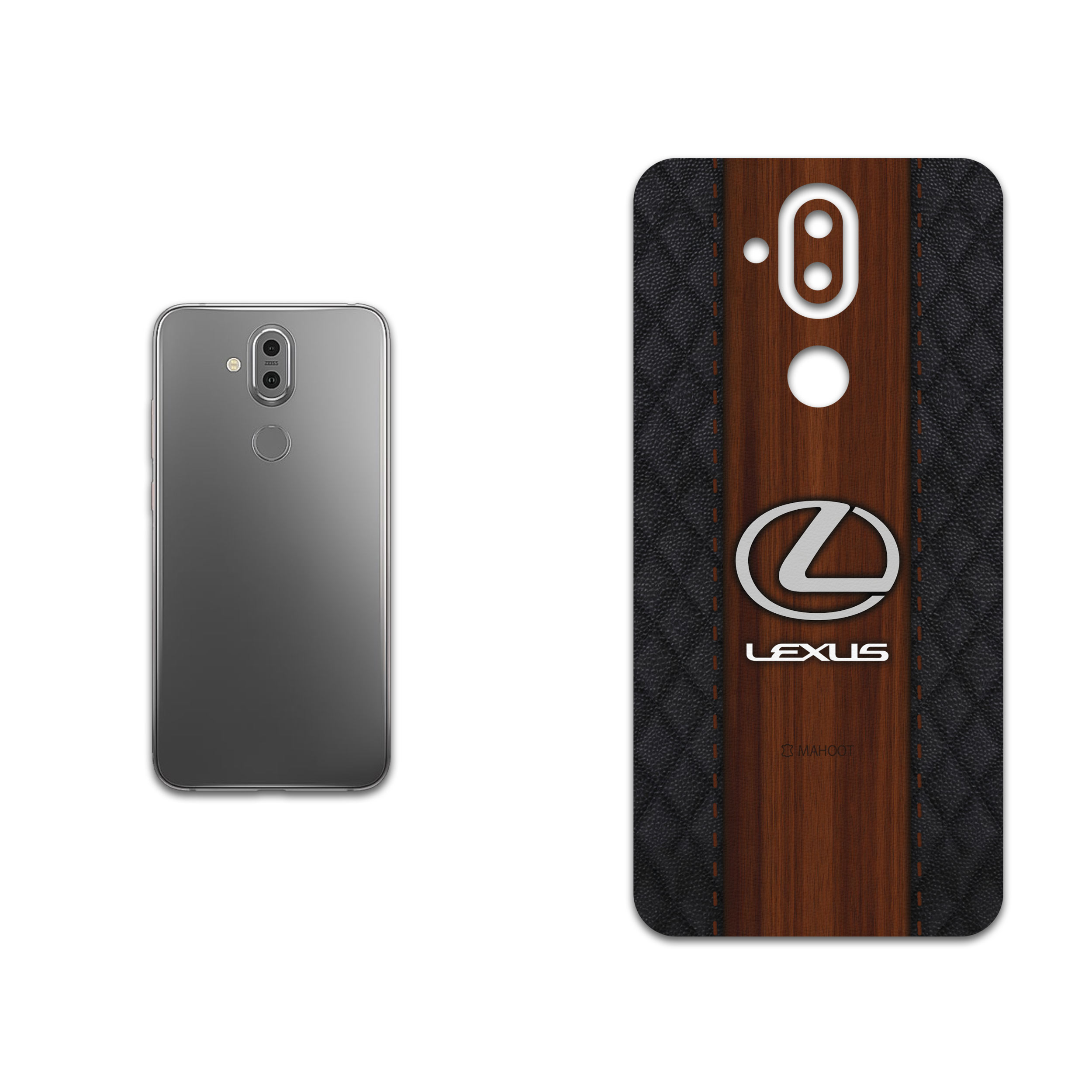 برچسب پوششی ماهوت مدل Lexus مناسب برای گوشی موبایل نوکیا 8.1