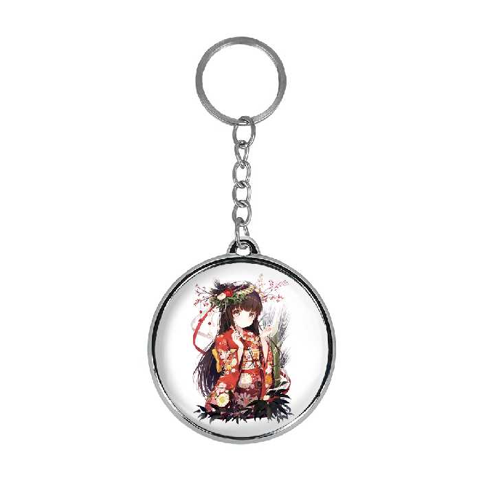 جاکلیدی خندالو طرح دختر انیمه ای مدل دوطرفه کد 1807718081