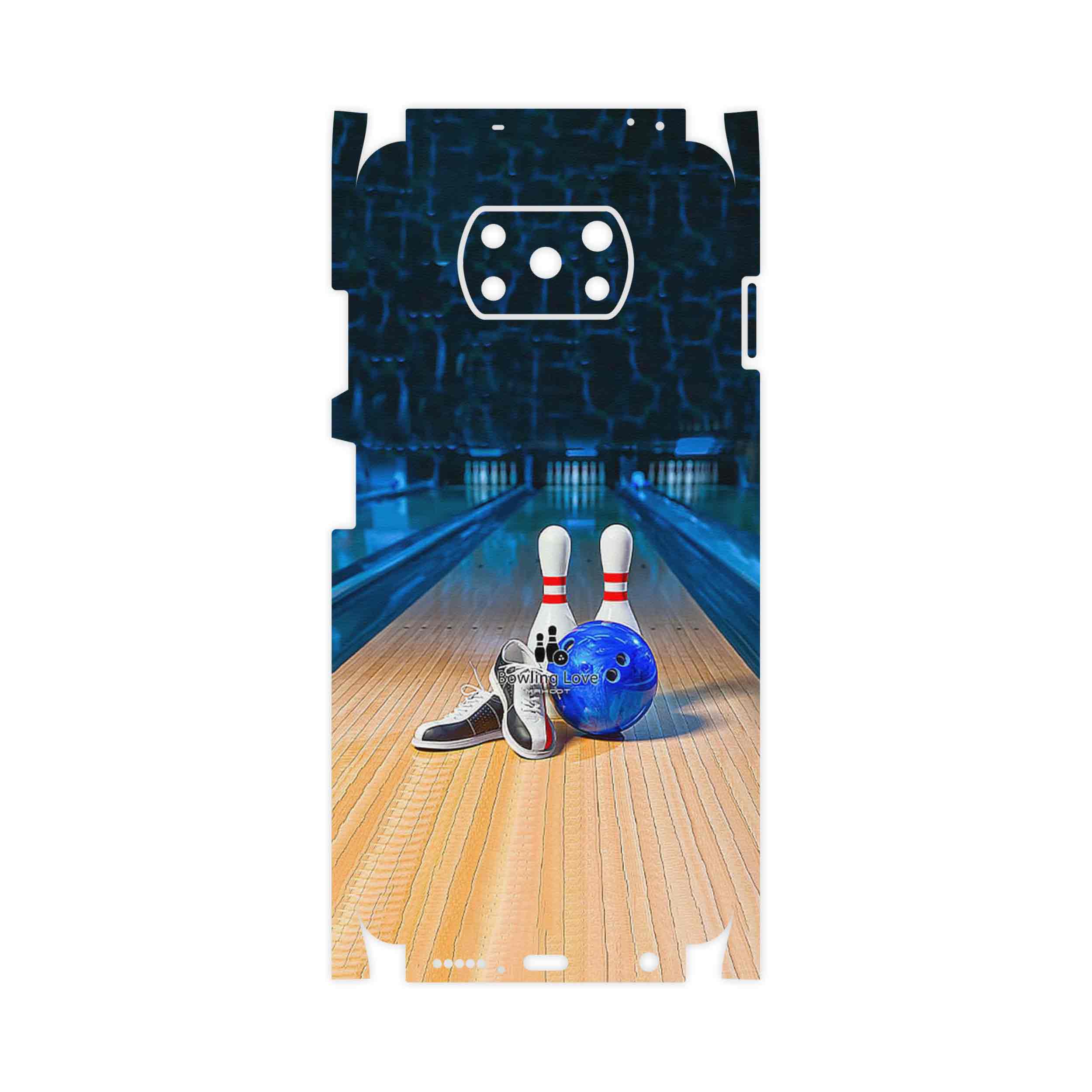 برچسب پوششی ماهوت مدل Bowling-FullSkin مناسب برای گوشی موبایل شیائومی Poco X3 NFC