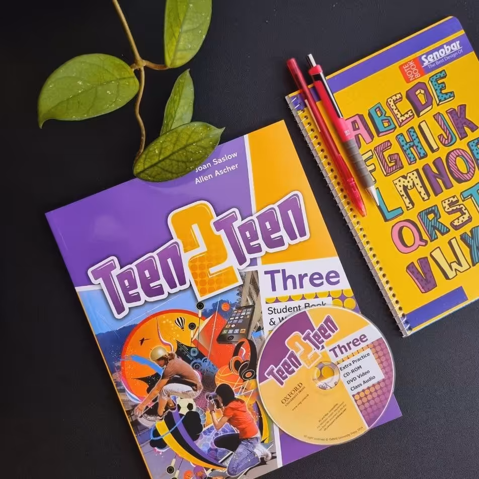 Teen 2 teen Threeکتاب تین تو تین 3،QRکد حاوی فایلهای صوتی،teen2teen 3