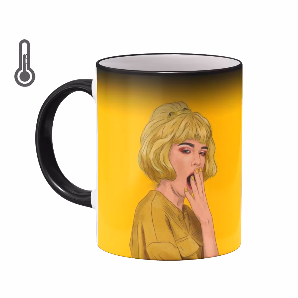 ماگ حرارتی بیگ ماگ مدل دخترونه کد 3115