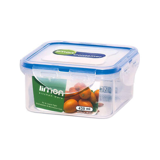 ظرف نگهدارنده لیمون مدل مربع