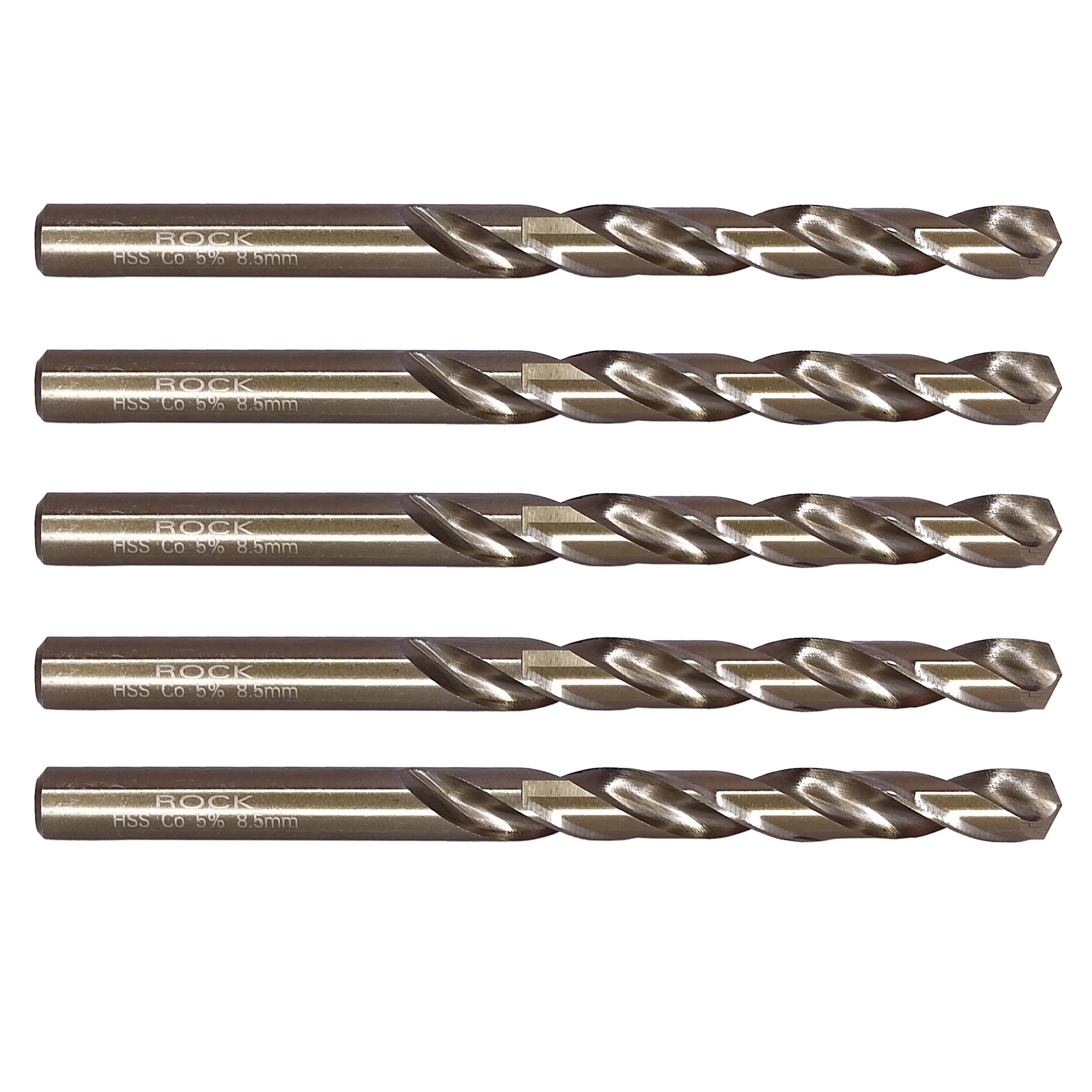 مته فلز کبالت راک مدل ART-RK-8.5mm- سایز 8.5 میلی متر مجموعه 5 عددی