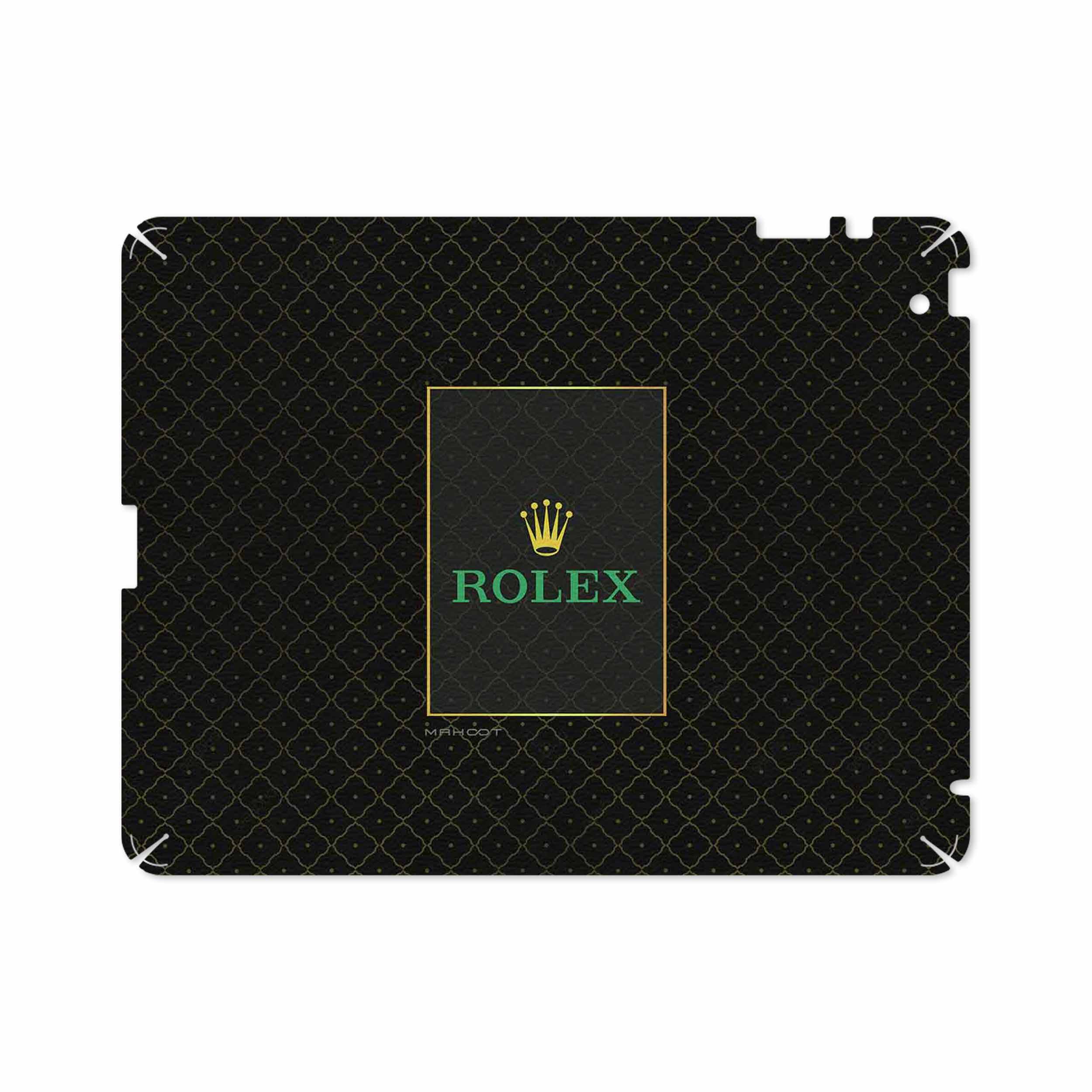 برچسب پوششی ماهوت مدل Rolex-Logo مناسب برای تبلت اپل iPad 2 2011 A1395
