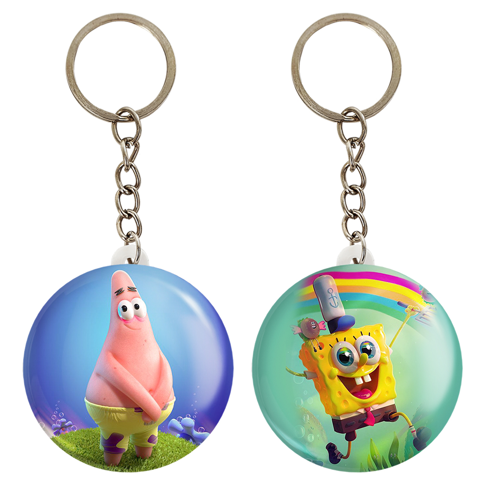 جاکلیدی خندالو مدل باب اسفنجی و پاتریک کد 13601352 مجموعه 2 عددی