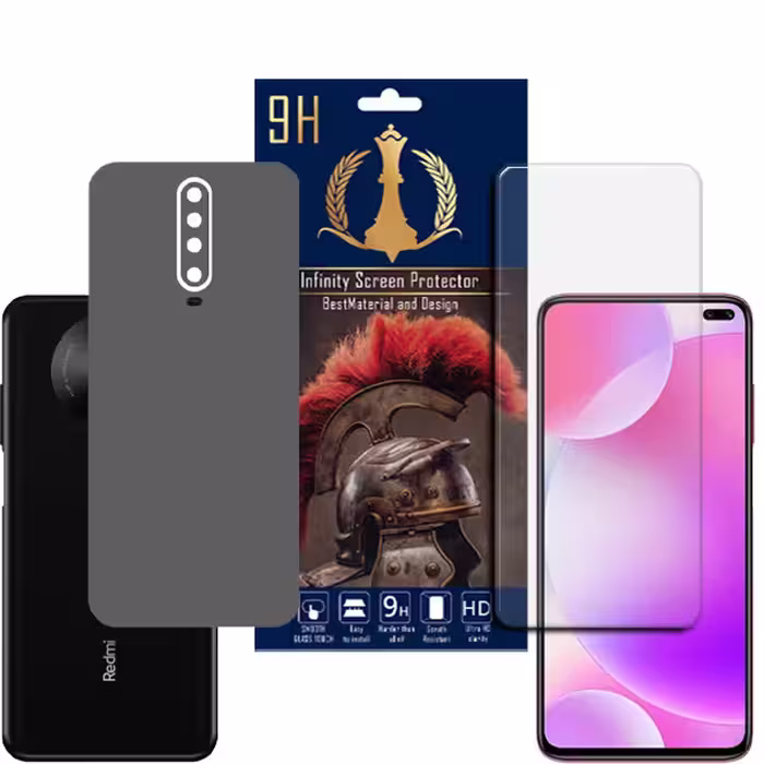 برچسب پوششی اینفینیتی مدل PRO MAX مناسب برای گوشی موبایل شیائومی REDMI K30 / REDMI K30I به همراه محافظ صفحه نمایش