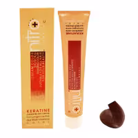 رنگ مو نیترو سری Keratine شماره 9.7 حجم 100 میلی لیتر رنگ بلوند نسکافه ای خیلی روشن