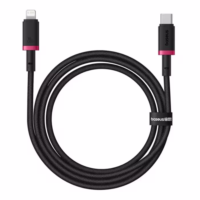 خرید و قیمت کابل USB Type-C به لایتنینگ بیسوس Dura Series طول 1 متر