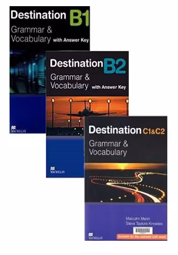 destination Grammar and Vocabulary b1   b2   c1 with Answer Key مجموعه کامل کتاب (رحلی)