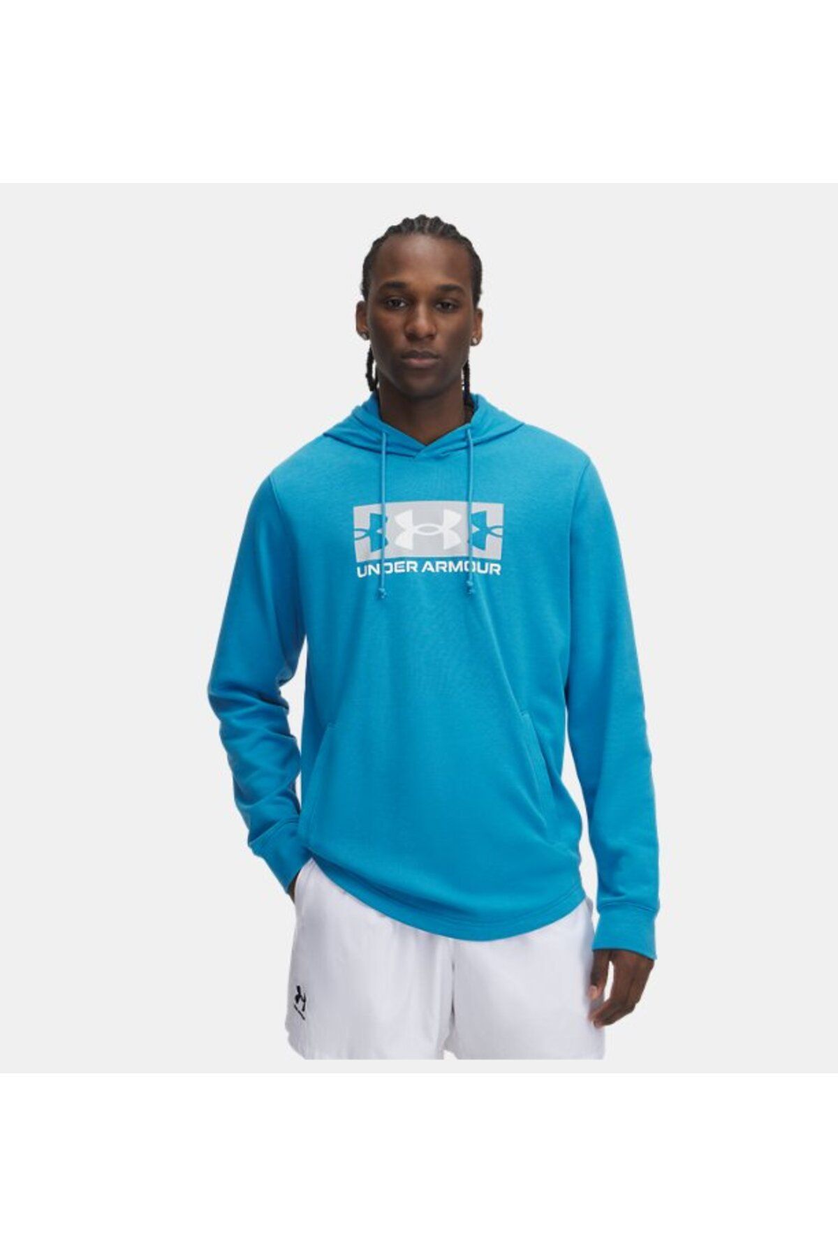سویشرت ورزشی آبی مردانه رقیب UA LOGO HOOD 452 Under Armour