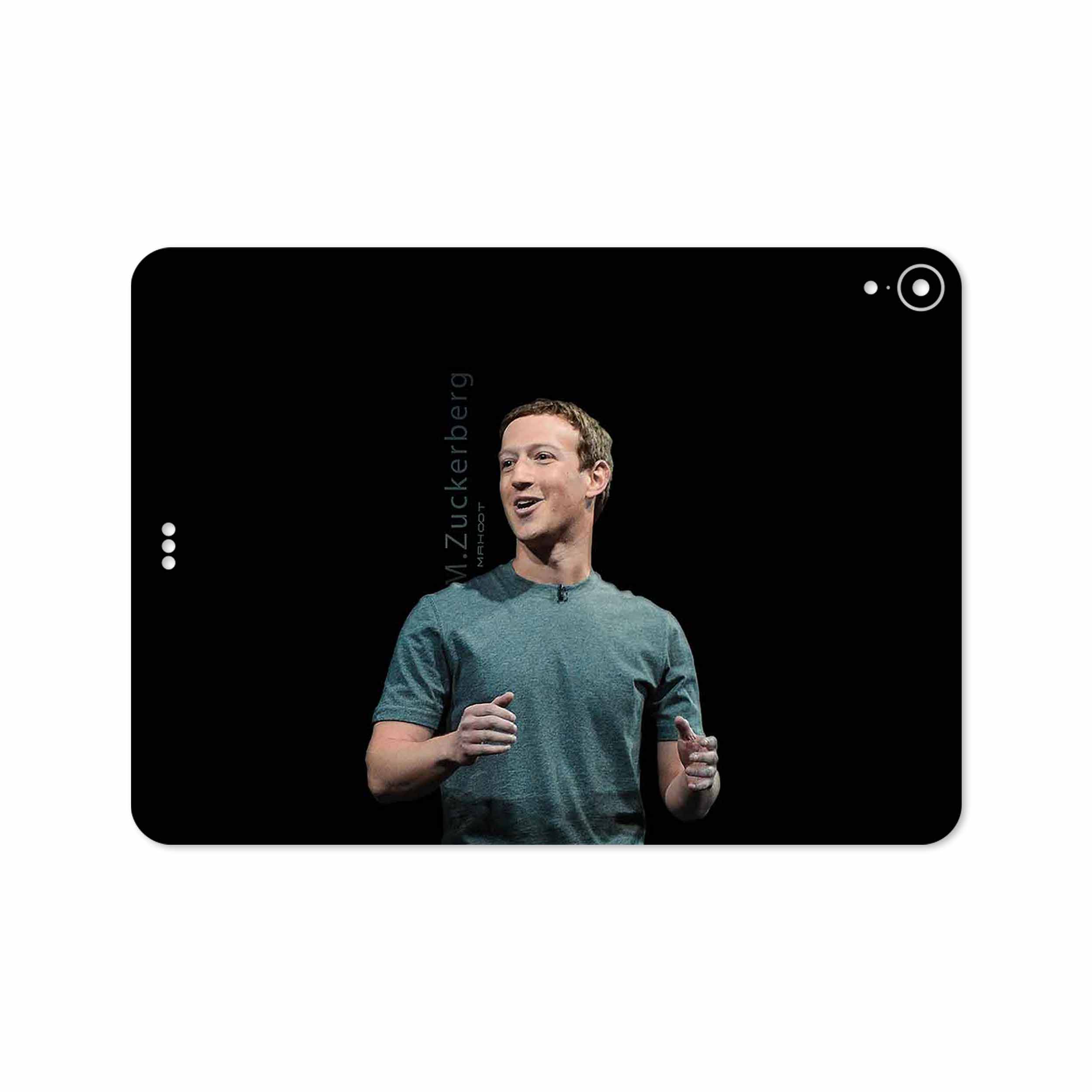 برچسب پوششی ماهوت مدل Mark Zuckerberg مناسب برای تبلت اپل iPad Pro 11 2018 A1979