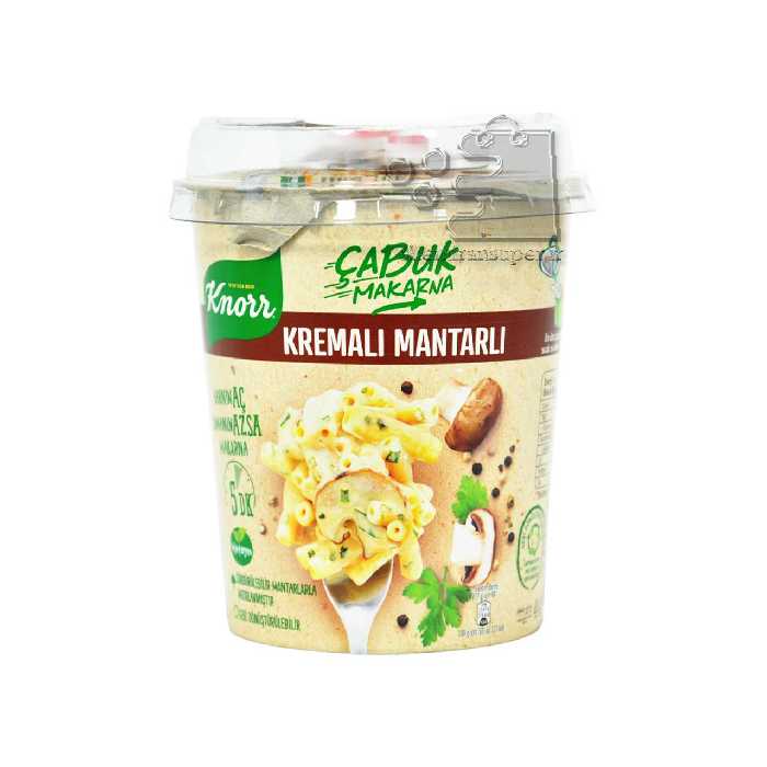 پاستا پنه با سس قارچ خامه ای فوری لیوانی 67 گرم کنور - knorr