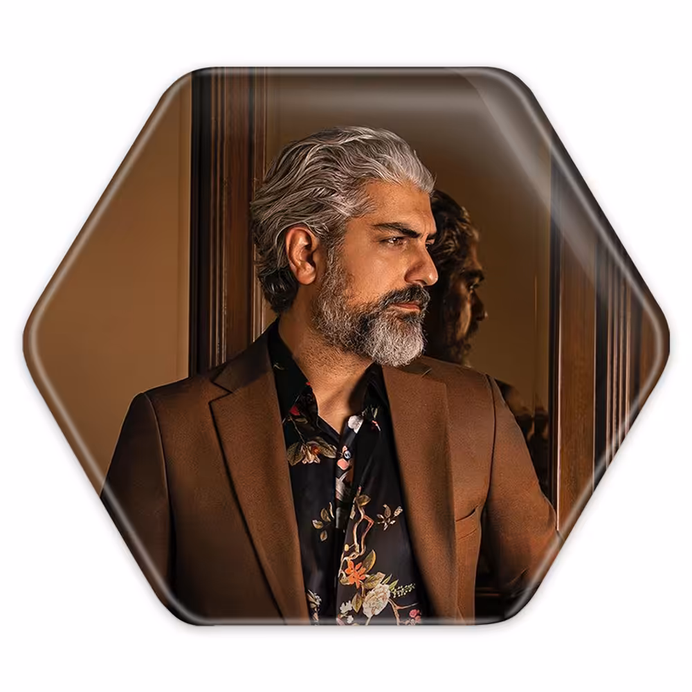 پیکسل خندالو طرح مهدی پاکدل مدل شش ضلعی کد 10418