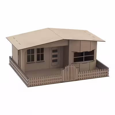 ساختنی مدل سه بعدی ماکت خانه کد M12