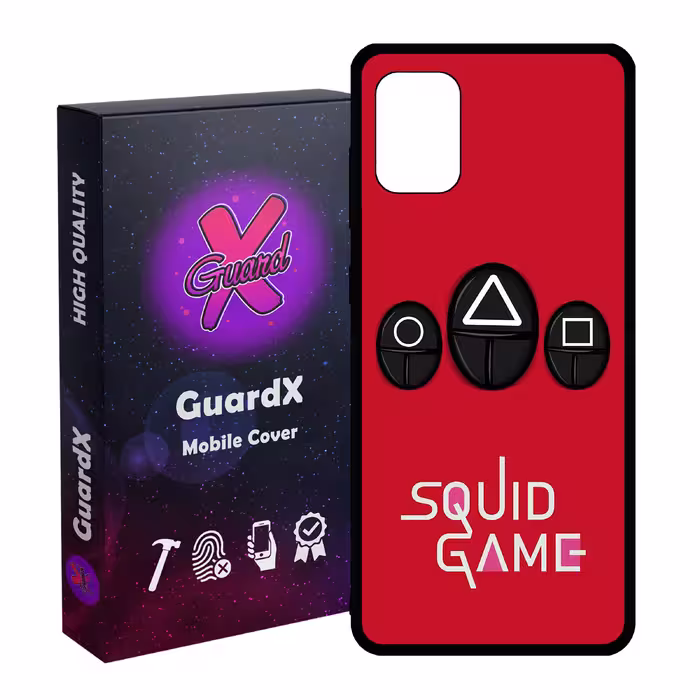 کاور گارد ایکس طرح Squid Game مدل Glass10401 مناسب برای گوشی موبایل سامسونگ Galaxy A31