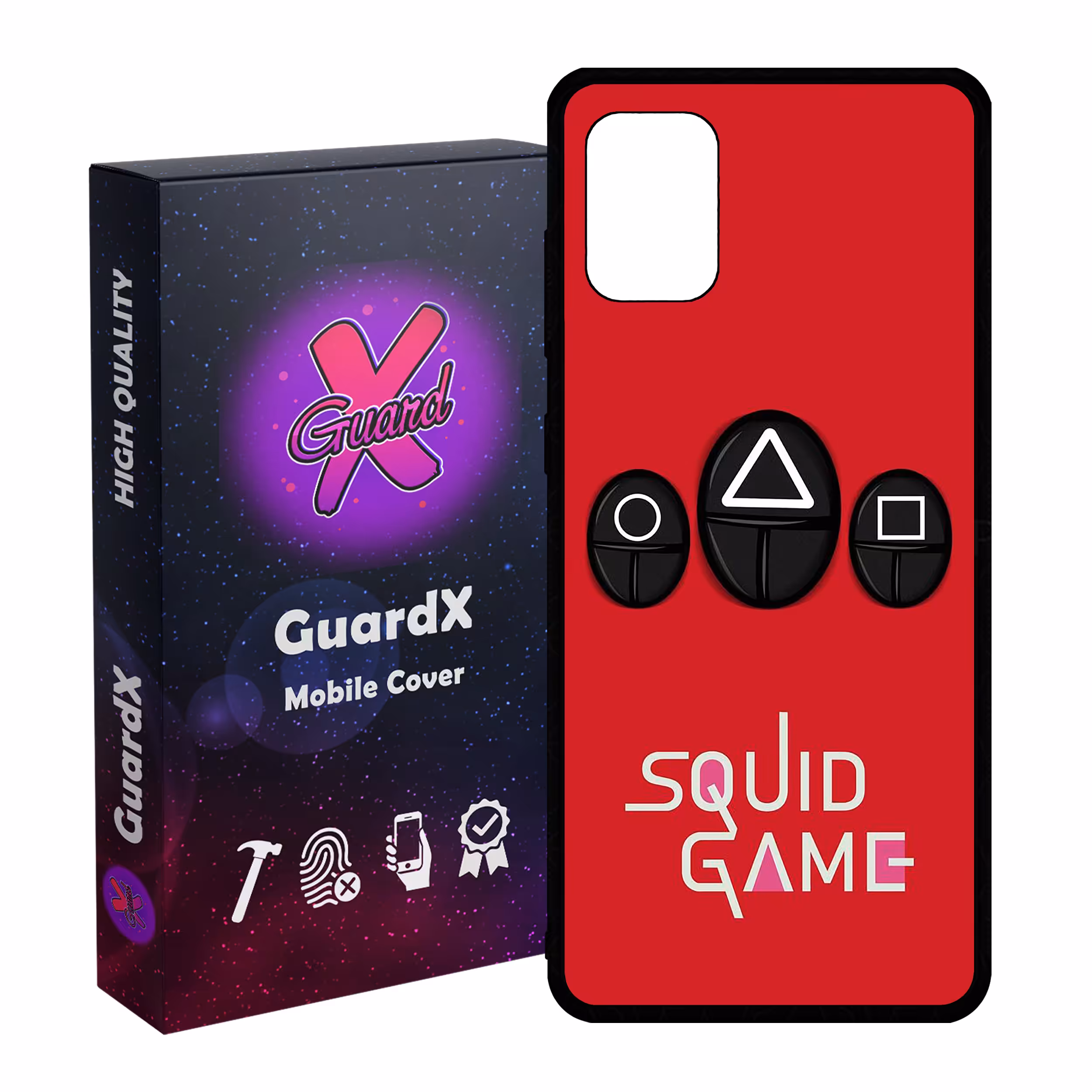 کاور گارد ایکس طرح Squid Game مدل Glass10401 مناسب برای گوشی موبایل سامسونگ Galaxy A31