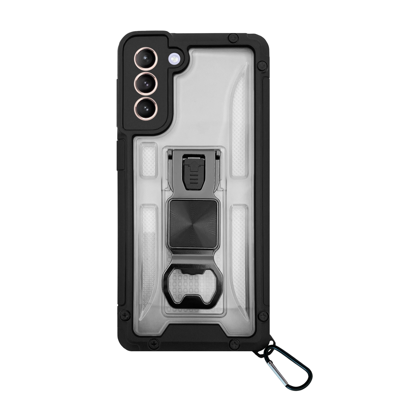 کاور فشن مدل  Sturdy مناسب برای گوشی موبایل سامسونگ  Galaxy S21   به همراه قلاب آویز 