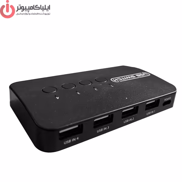 سوئیچ سلکتر 4پورت دستی مدل USB IF-U404