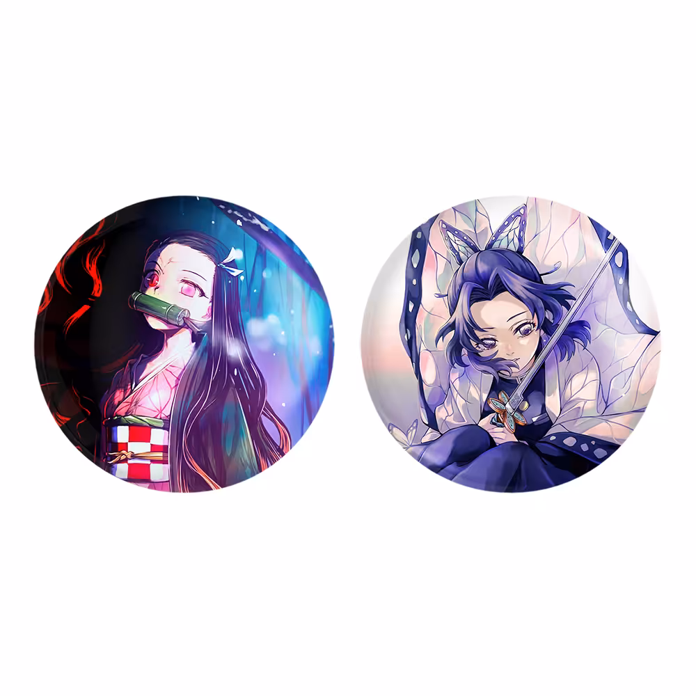 پیکسل خندالو مدل شینوبو کاکوچو و کامادو نزوکو انیمه شیطان کش کد 1148711480 مجموعه 2 عددی