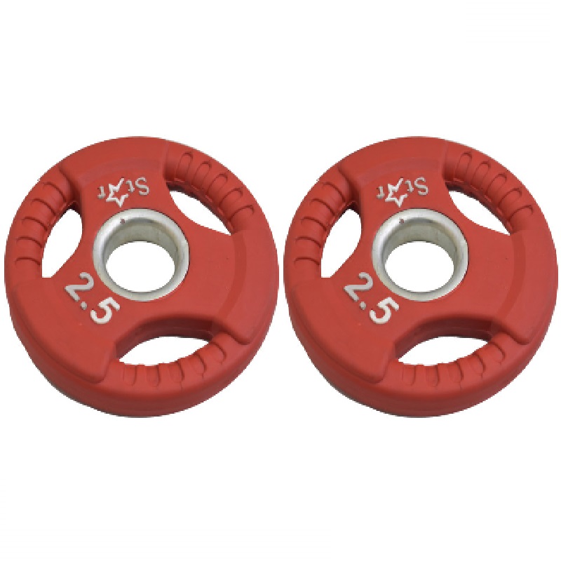 وزنه هالتر استار مدل 002  وزن 2.5 کیلوگرم بسته دو عددی