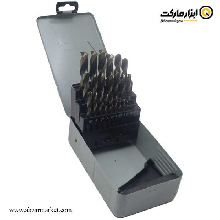 ست مته آهن ولف سری ممتاز 25 عددی 13-1 میلی متر مدل اولترا