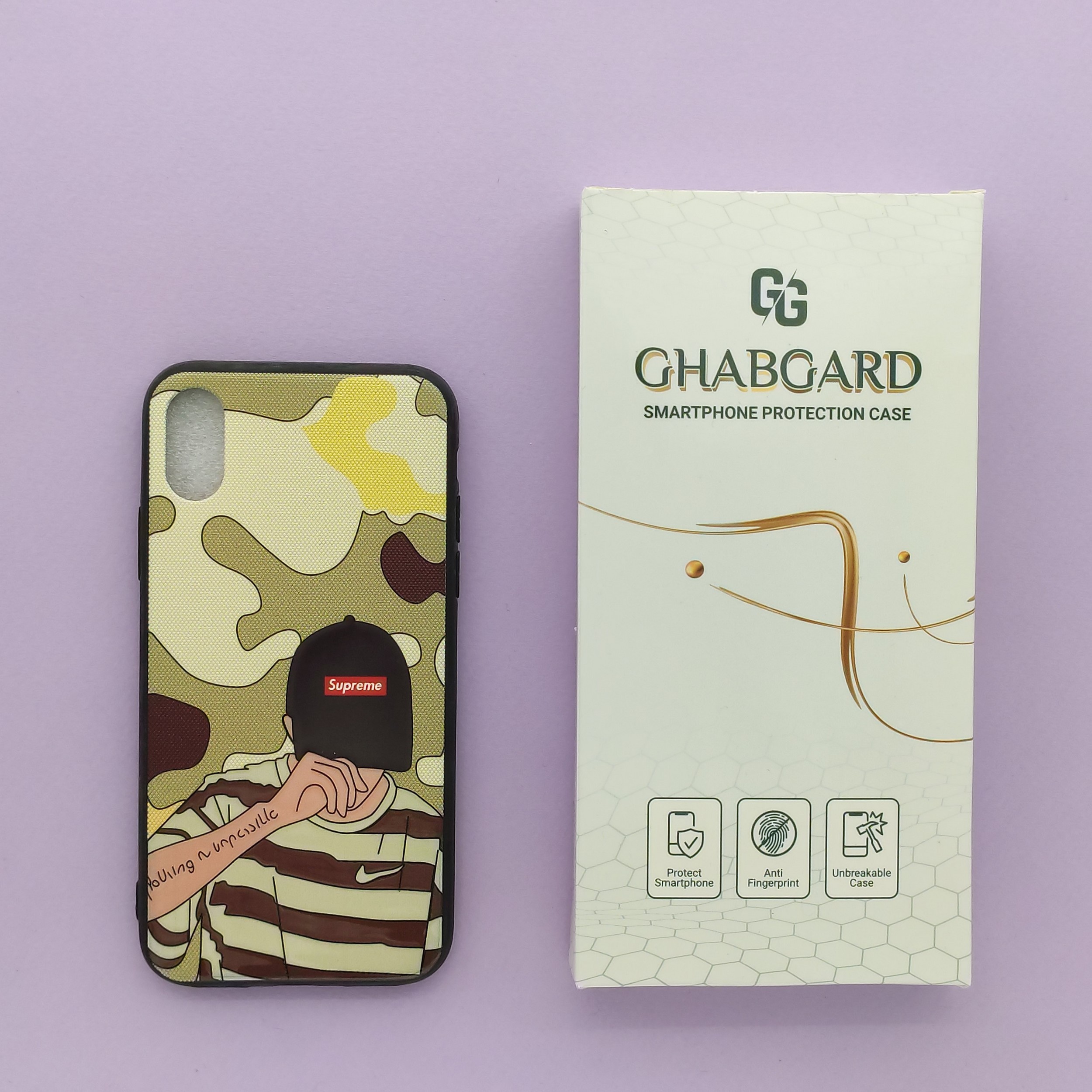 کاور قاب گارد مدل پسرانه مناسب برای گوشی موبایل اپل  iphone x / xs