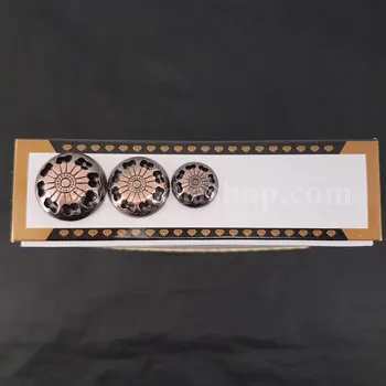 دکمه پایه دار طرح فلز سایز 2