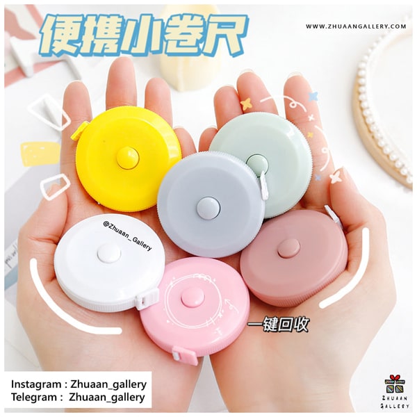 متر Minimal Pastel پاستلی دایره ای