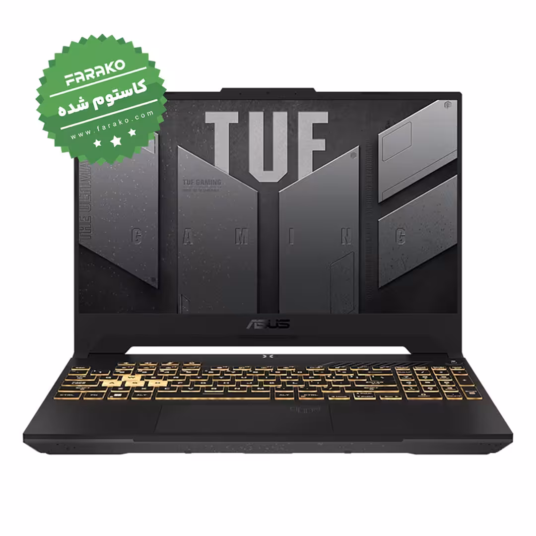 خرید و قیمت لپ تاپ ایسوس TUF Gaming F15 FX507VU نمایشگر 15٫6 اینچی، پردازنده Core i7-13620H، گرافیک 6 گیگابایت RTX 4050، رم 32 گیگابایت، حافظه یک ترابایت SSD - کاستوم شده