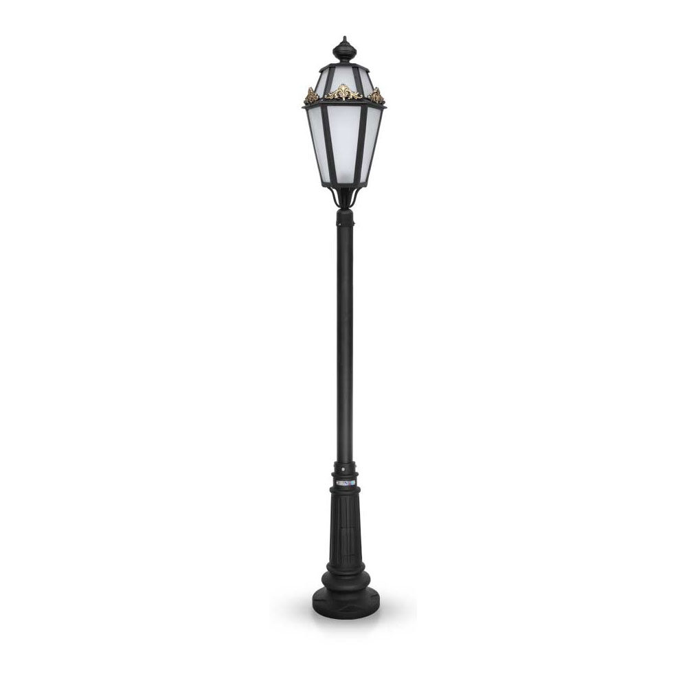 چراغ حیاطی ایستاده شب تاب مدل برنارد SH-109001010
