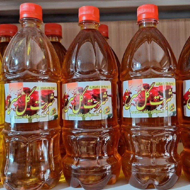 شربت گل سرخ تازه و بسیار با کیفیت مقوی اعصاب و آرام بخش